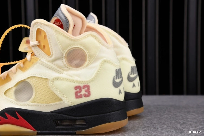 Reps TBK DH8565-100 OFF-WHITE Sail Jordan 5 Retro 0725